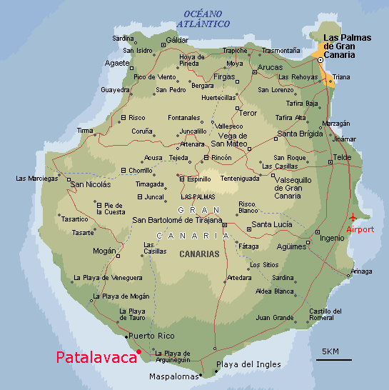 Gran Canaria Kaart